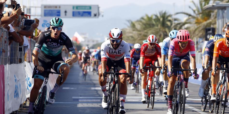 Ackermann le volvió a ganar a Gaviria en la Tirreno-Adriático